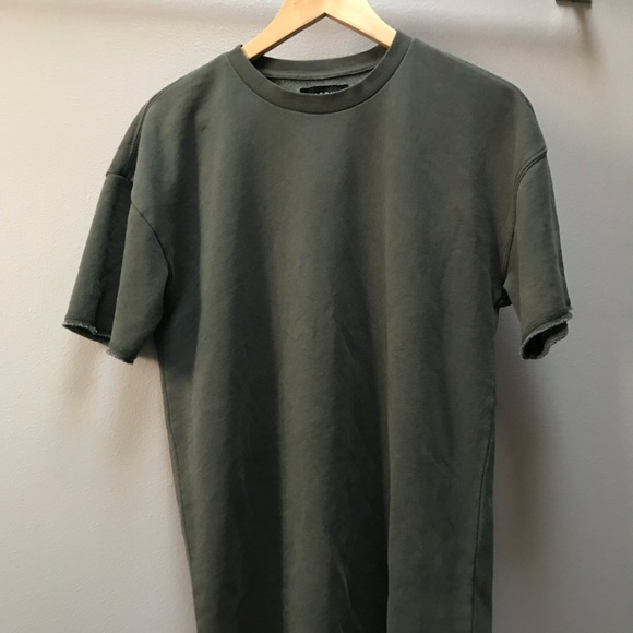PacSun LA Green Shirt Frayed - Picture 4 of 8